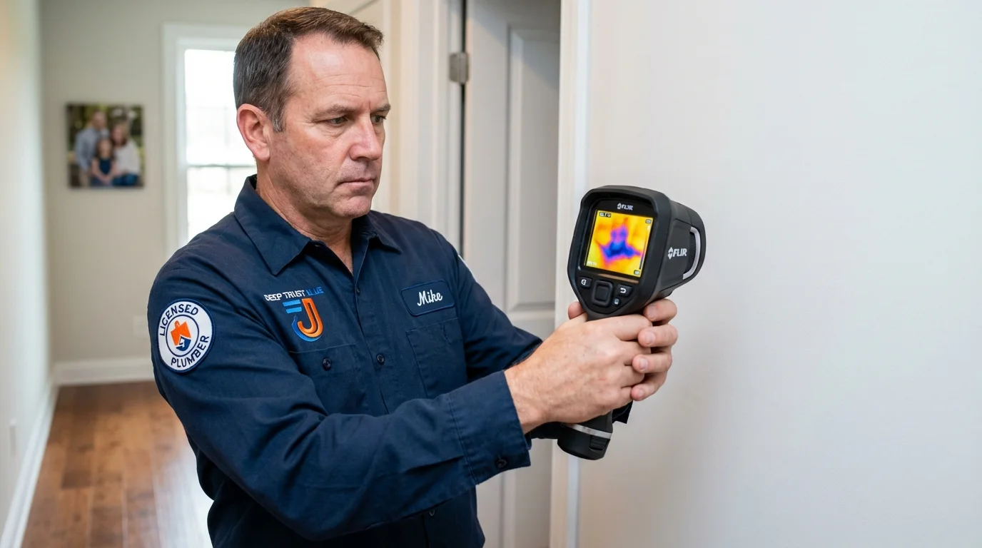 Thermal imaging leak detection by Johns Plumbing LLC in Vardaman